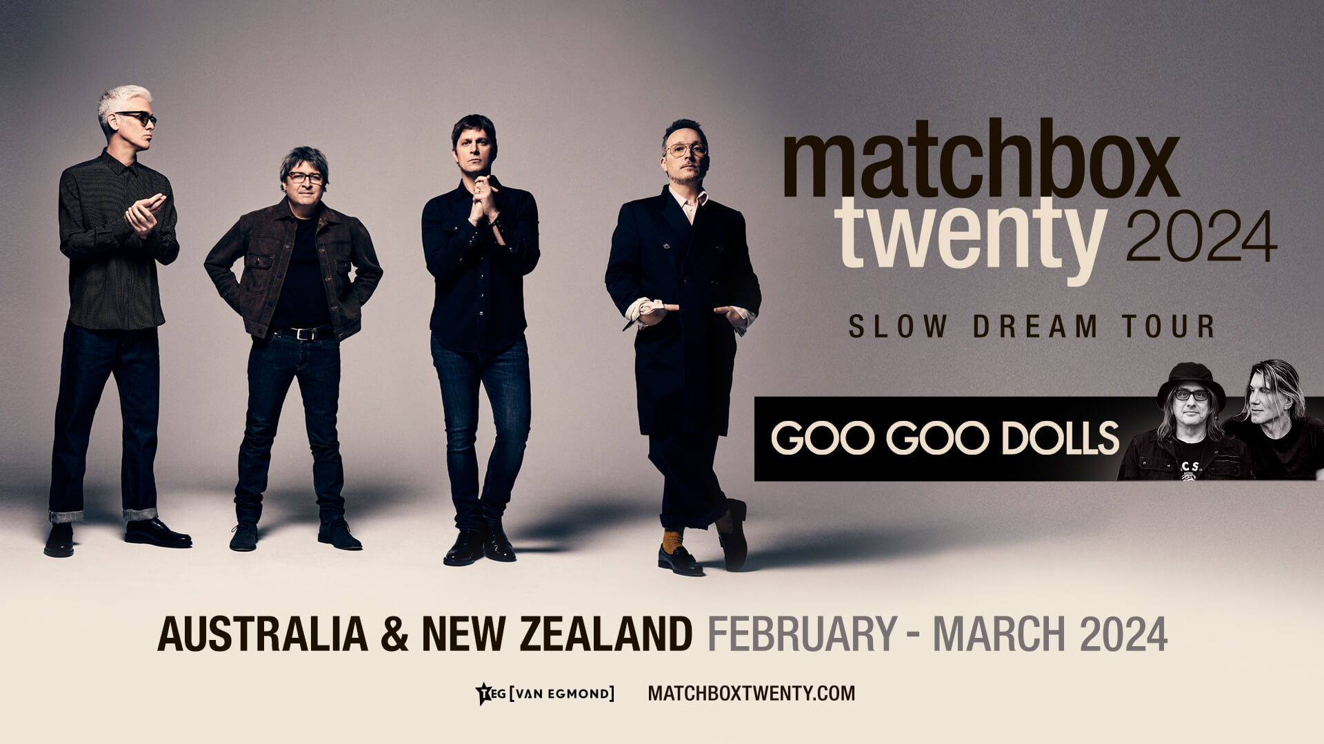 Slow Dream Tour Coming to Australia & New Zealand